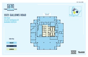 1919-1921 Gallows Rd, Vienna, VA for rent Floor Plan- Image 1 of 1