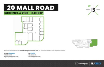 20 Burlington Mall Rd, Burlington, MA for rent Site Plan- Image 1 of 1