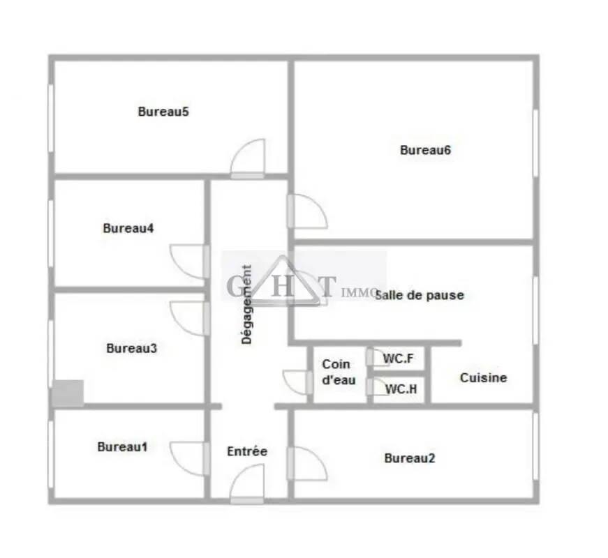 Office in Maisons-Alfort to rent Floor Plan- Image 1 of 11