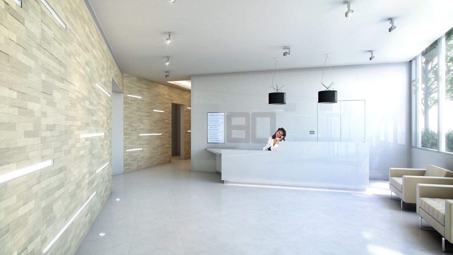 80 Hammersmith Rd, London to rent Lobby- Image 1 of 5