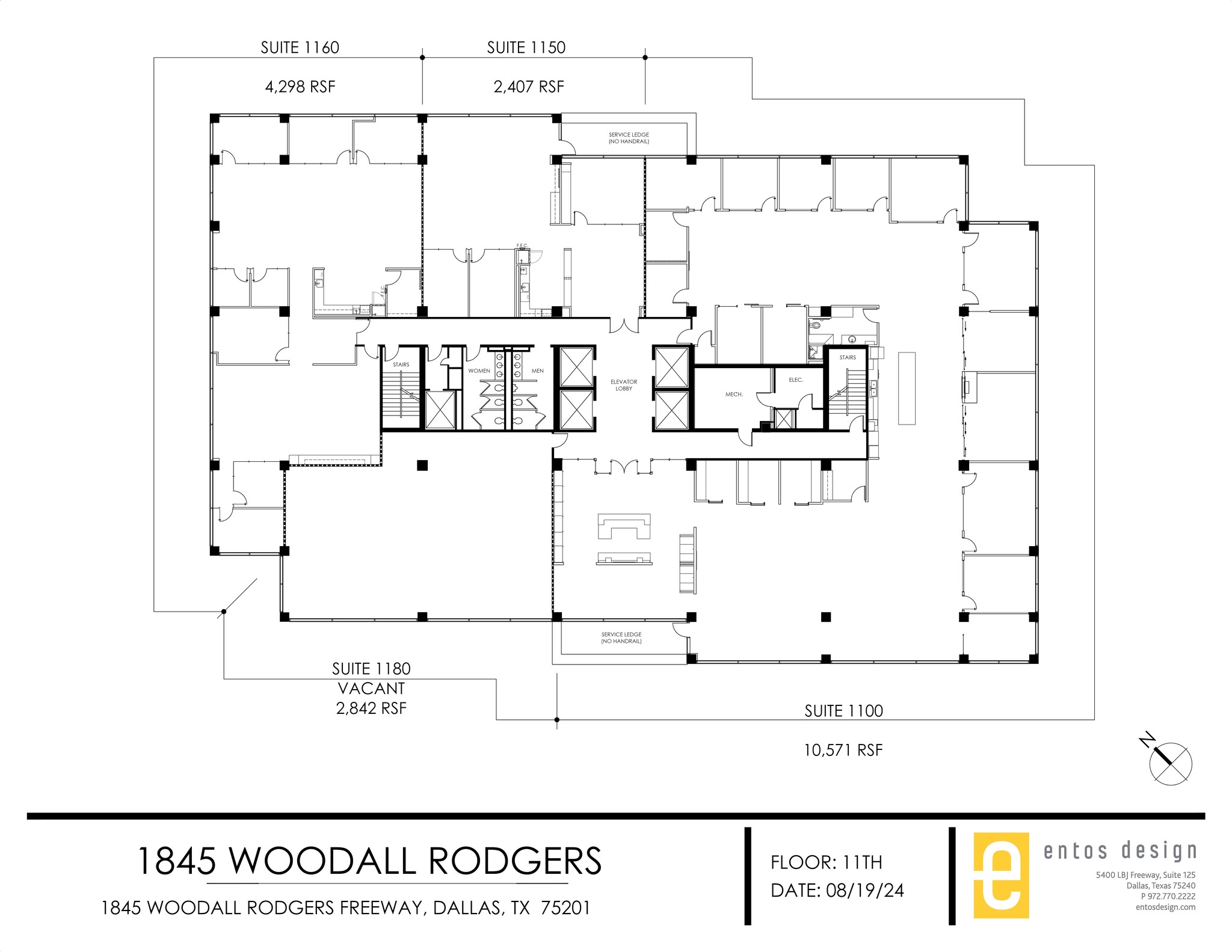 1845 Woodall Rodgers Fwy, Dallas, TX for rent Site Plan- Image 1 of 2