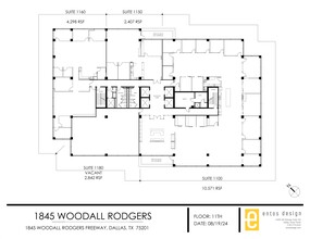 1845 Woodall Rodgers Fwy, Dallas, TX for rent Site Plan- Image 1 of 2