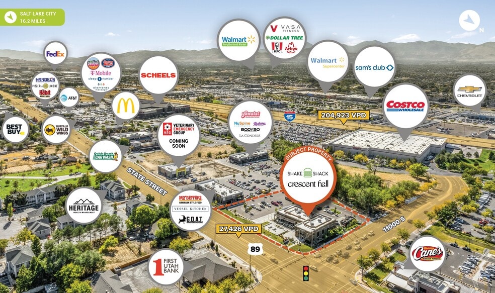 11020 S State St, Sandy, UT for sale - Aerial - Image 1 of 2