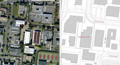 Les Ulis - Aerial map view