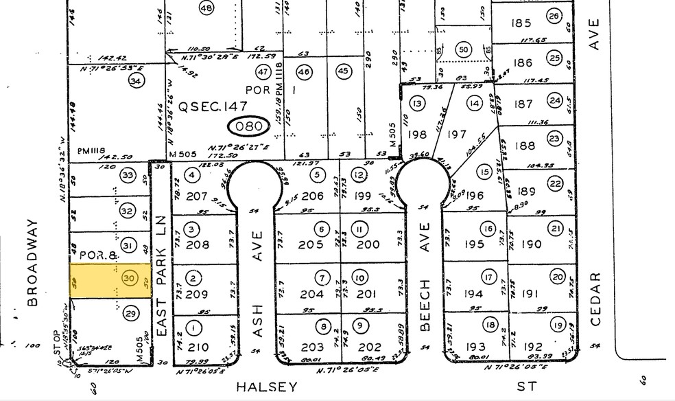 639 Broadway, Chula Vista, CA for sale - Plat Map - Image 2 of 2