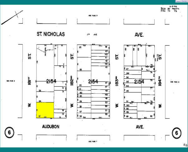 547-559 W 181st St, New York, NY for rent - Plat Map - Image 3 of 3