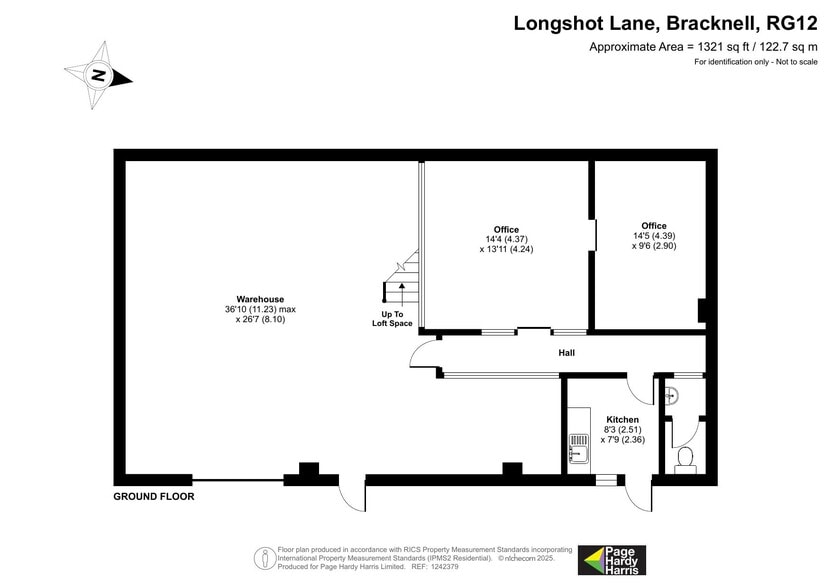 Unit 24, Longshot Industrial Estate, Bracknell to rent - Floor Plan - Image 3 of 4