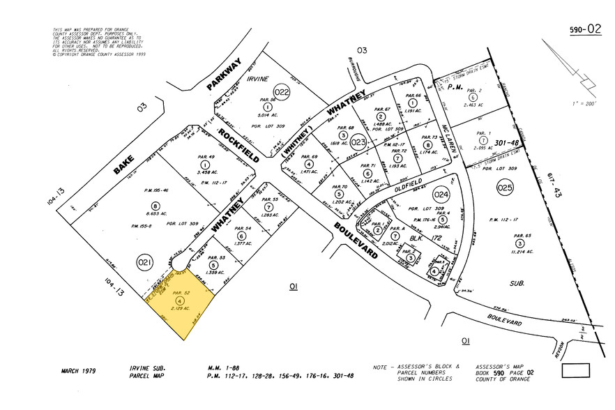 15 Whatney, Irvine, CA for rent - Plat Map - Image 2 of 19