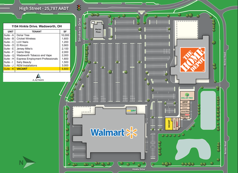 1058 Reimer Rd, Wadsworth, OH for rent - Site Plan - Image 2 of 11