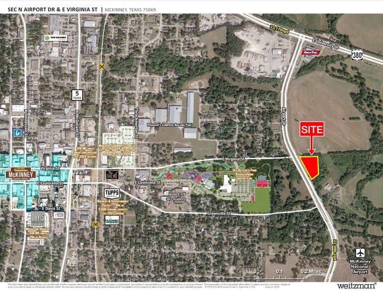 SEC N AIRPORT DR & VIRGINIA ST, McKinney, TX for sale - Building Photo - Image 1 of 1