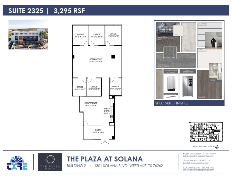 1301 Solana Blvd, Westlake, TX to rent Floor Plan- Image 1 of 9