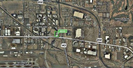 4600 E Washington St, Phoenix, AZ - aerial  map view