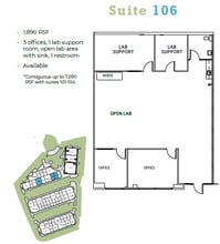 6185 Cornerstone Ct E, San Diego, CA to rent Floor Plan- Image 1 of 1