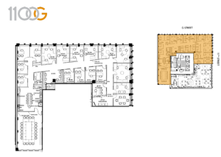 1100 G St NW, Washington, DC for rent Floor Plan- Image 1 of 1