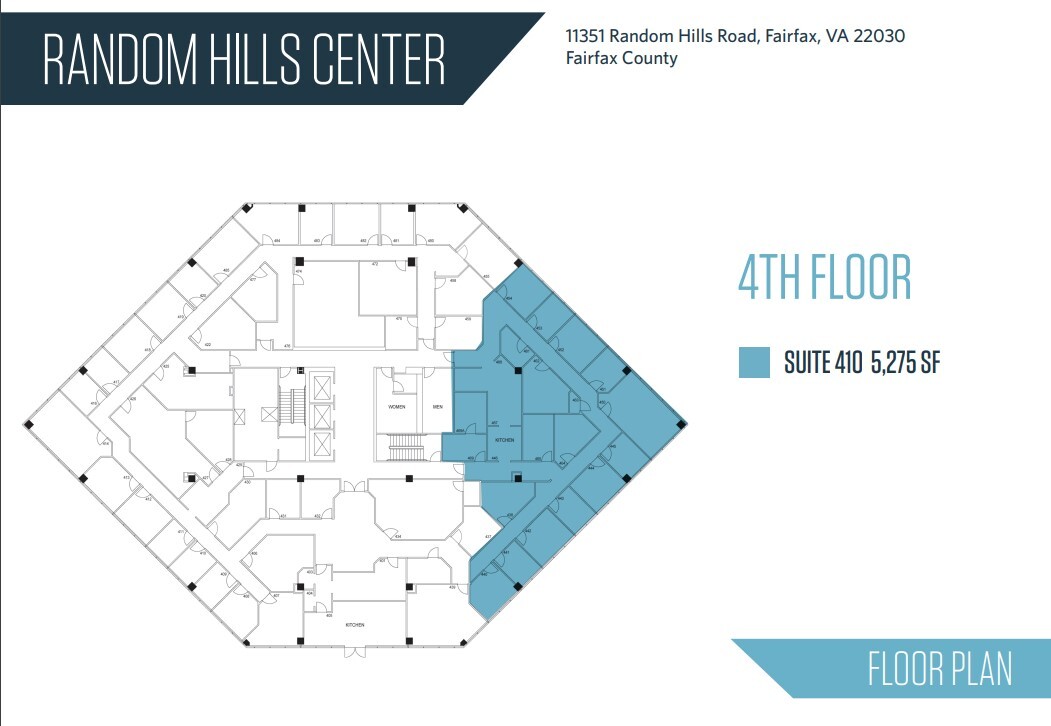 11351 Random Hills Rd, Fairfax, VA 22030 - Unit 410 -  - Floor Plan - Image 1 of 1