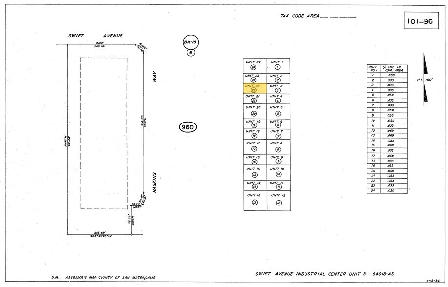 390 Swift Ave, South San Francisco, CA for sale - Plat Map - Image 3 of 17