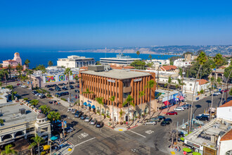 7911 Herschel Ave, La Jolla, CA - aerial  map view