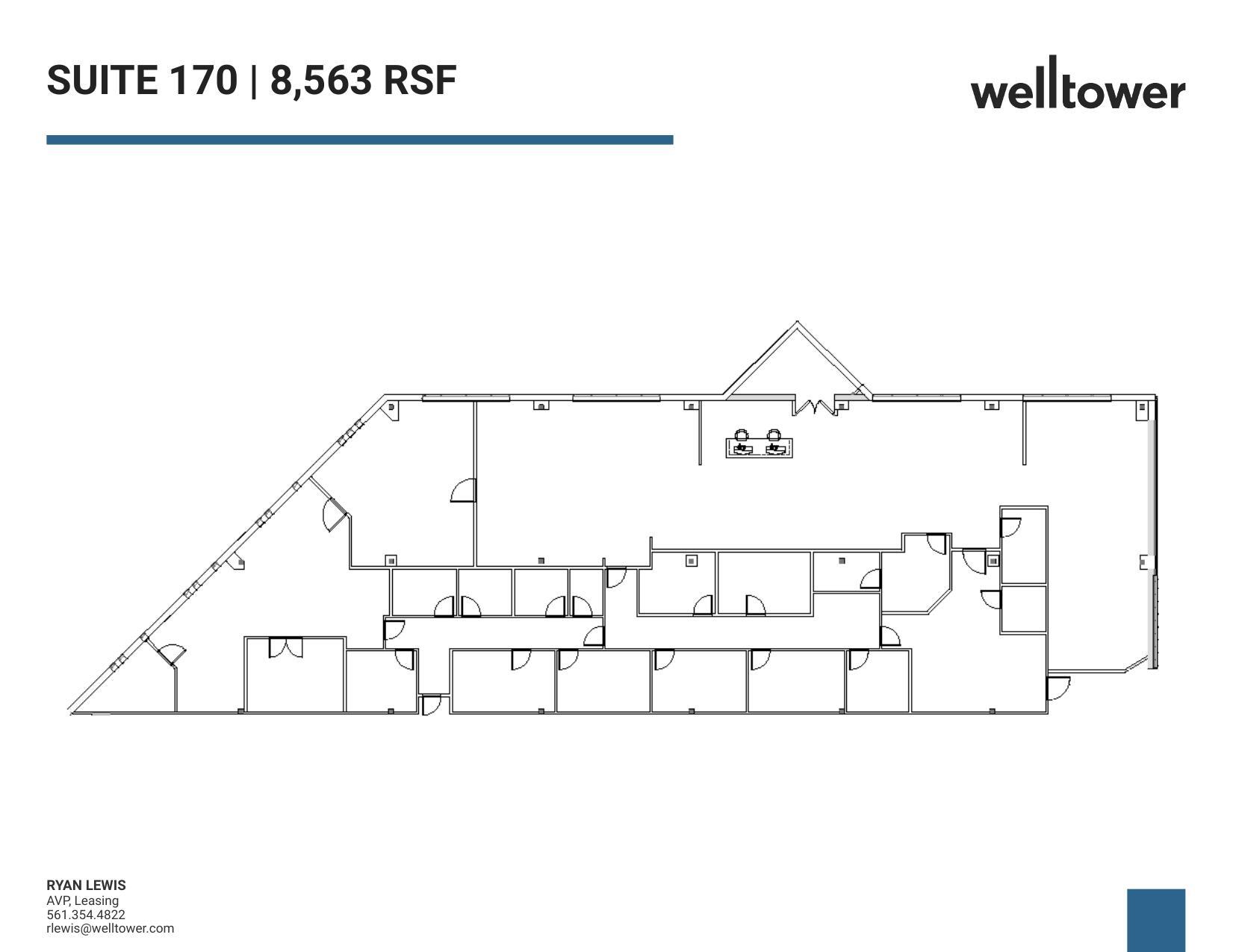 555 N New Ballas Rd, Creve Coeur, MO for rent Floor Plan- Image 1 of 1