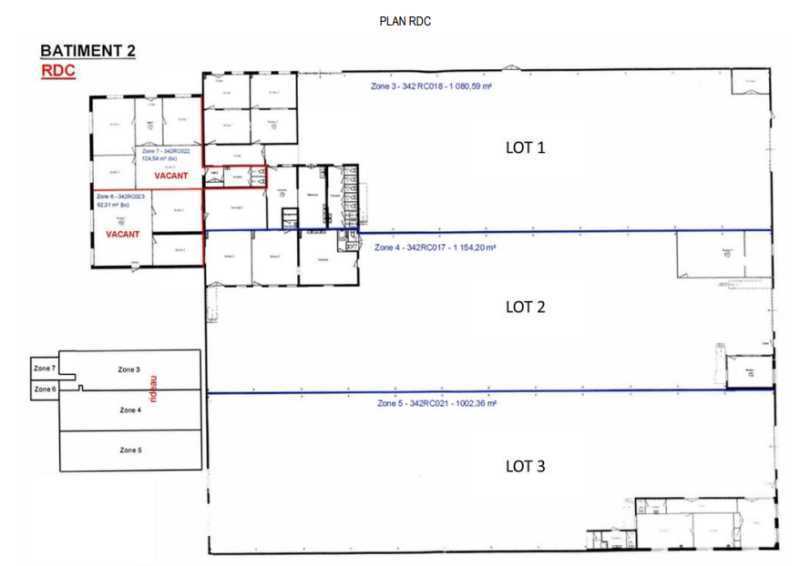 Light Industrial in Chassieu to rent - Floor Plan - Image 3 of 3