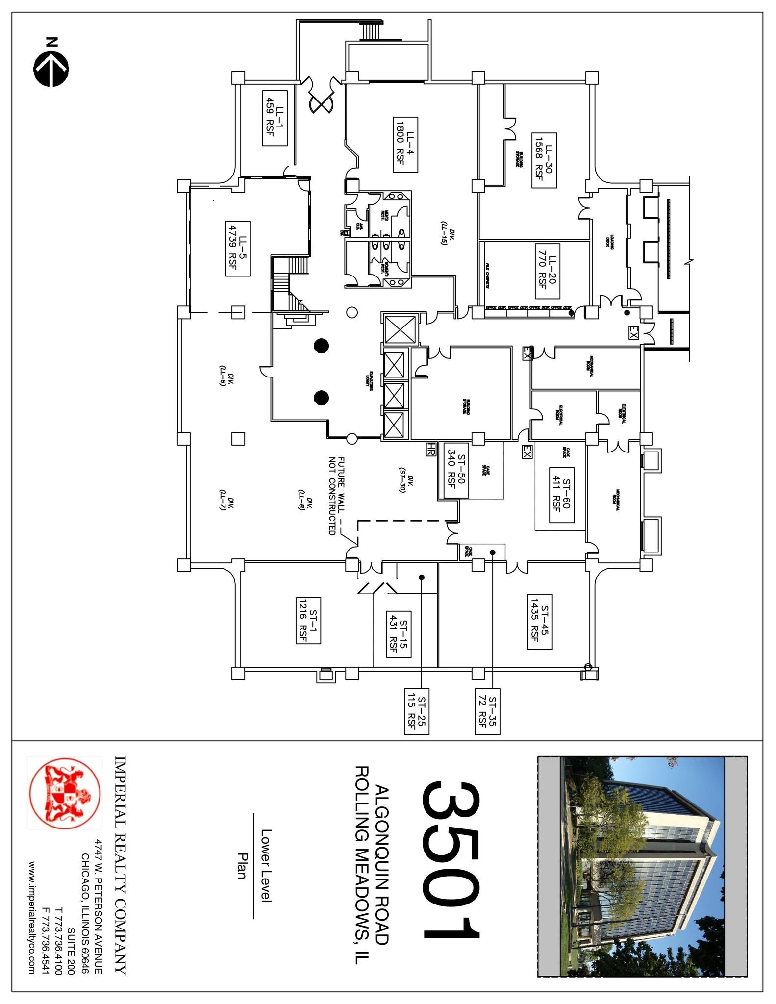 3501 Algonquin Rd, Rolling Meadows, IL to rent Site Plan- Image 1 of 1