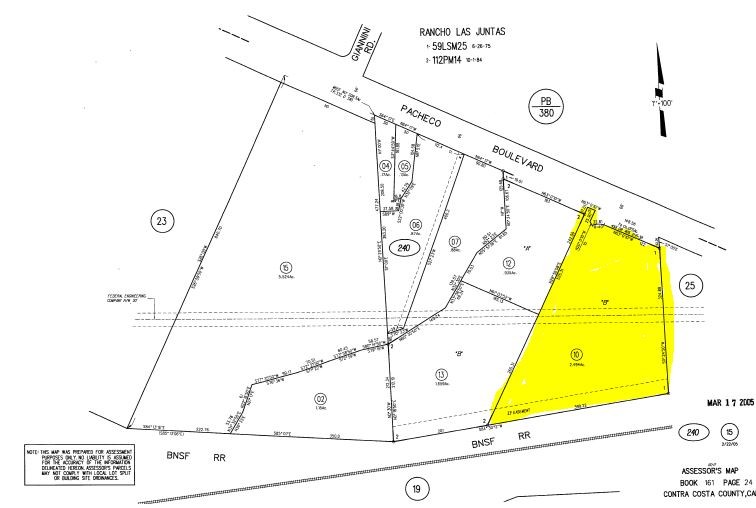 4036 Pacheco Blvd, Martinez, CA for rent - Plat Map - Image 3 of 3