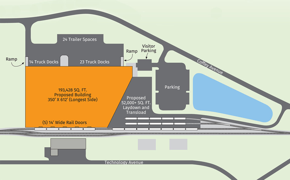 5540 Coffey Ave, Chambersburg, PA for rent - Site Plan - Image 1 of 1