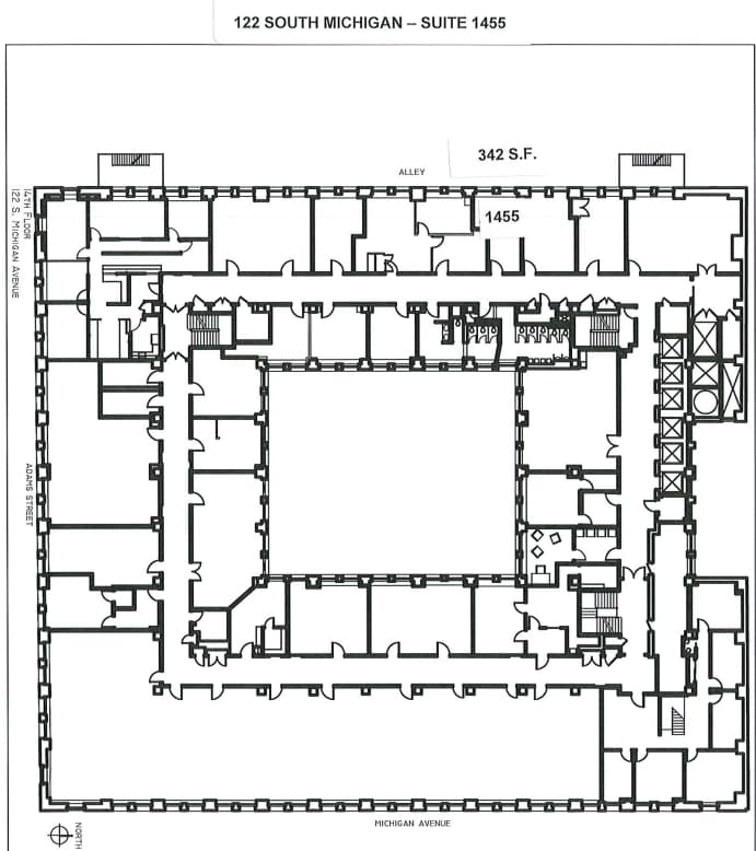 122 S Michigan Ave, Chicago, IL to rent Floor Plan- Image 1 of 1