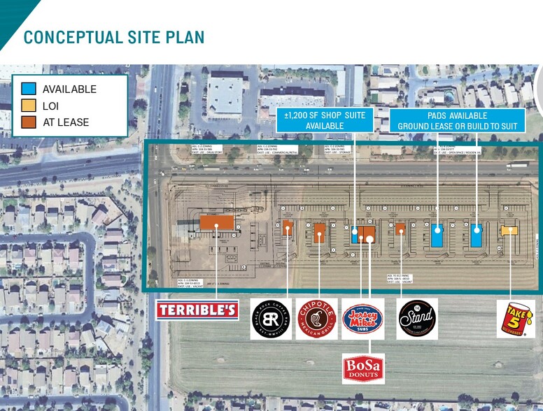 SEC 83rd Avenue & Lower Buckeye Road, Phoenix, AZ for rent - Site Plan - Image 3 of 3