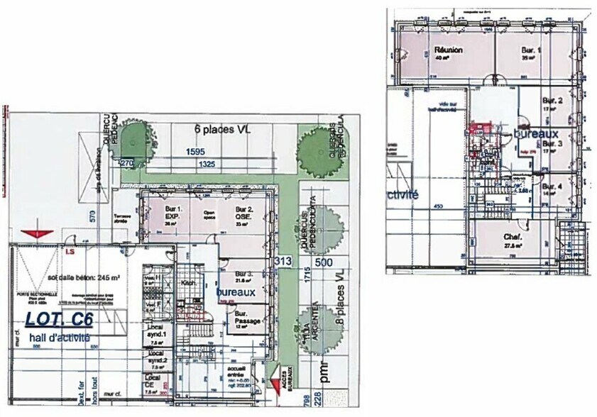 Light Industrial in Saint Priest to rent - Floor Plan - Image 3 of 4