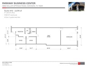 4950 Keller Springs Rd, Addison, TX to rent Site Plan- Image 1 of 1