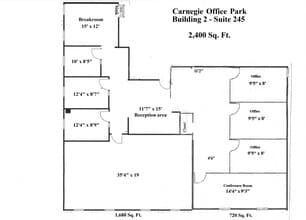 600 N Bell Ave, Carnegie, PA to rent Site Plan- Image 1 of 1