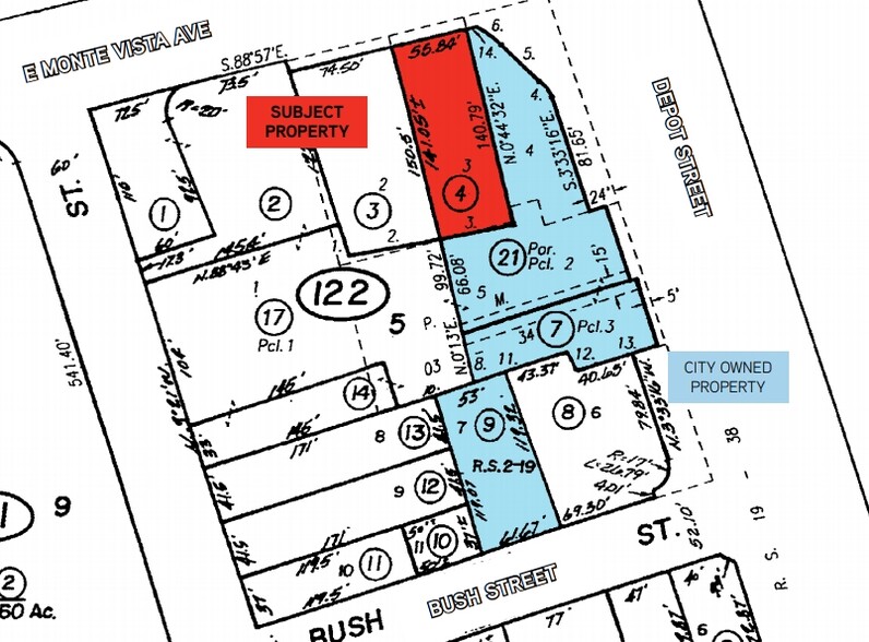 818 E Monte Vista Ave, Vacaville, CA for rent - Plat Map - Image 3 of 3