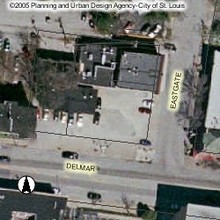 6241-6263 Delmar Blvd, Saint Louis, MO - aerial  map view - Image1