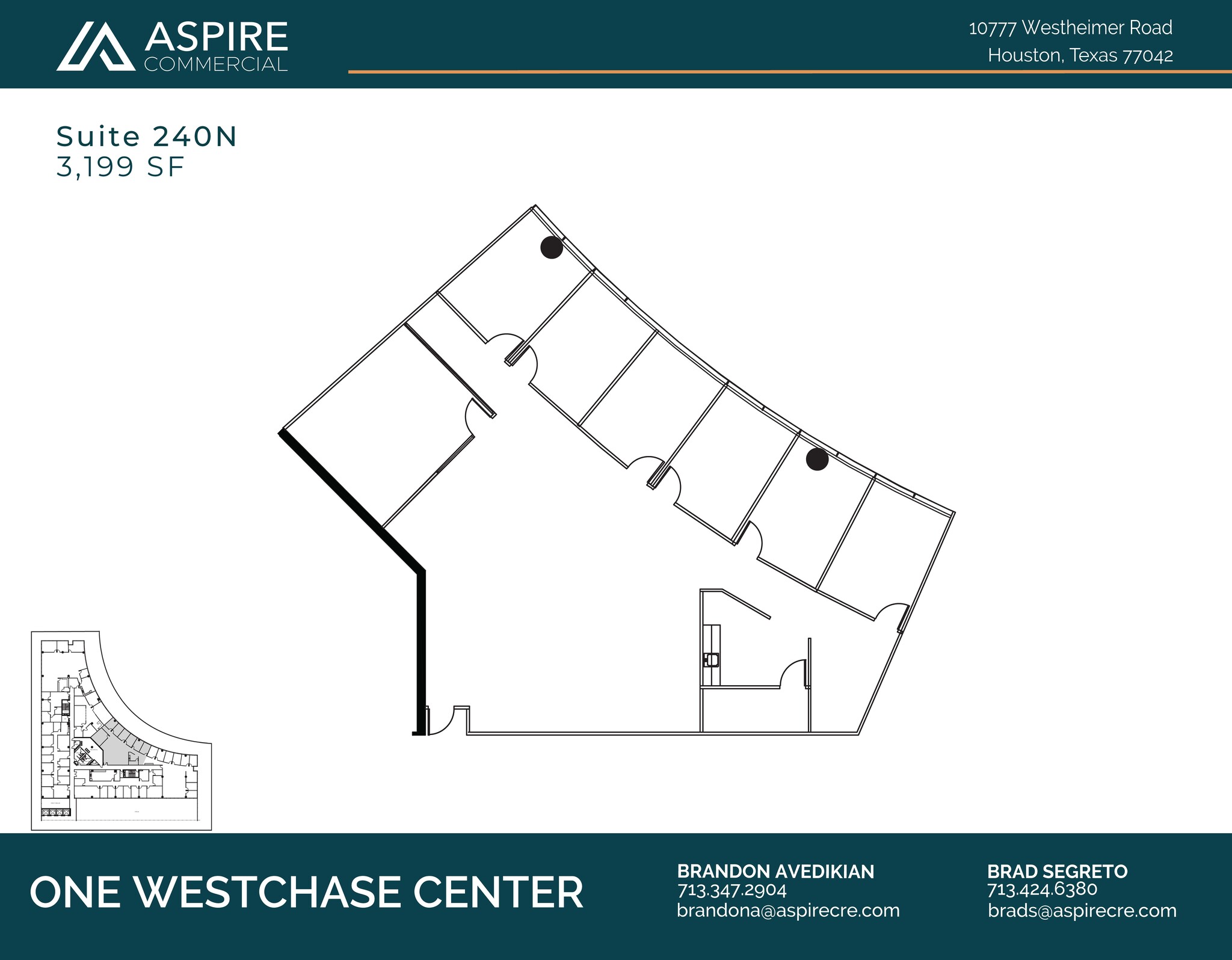 10777 Westheimer Rd, Houston, TX to rent Floor Plan- Image 1 of 2