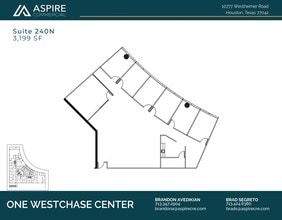 10777 Westheimer Rd, Houston, TX to rent Floor Plan- Image 1 of 2