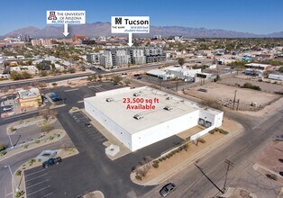 860 E Broadway Blvd, Tucson, AZ - AERIAL map view