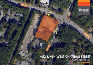 More details for 952 W Chatham St, Cary, NC - Land for Rent