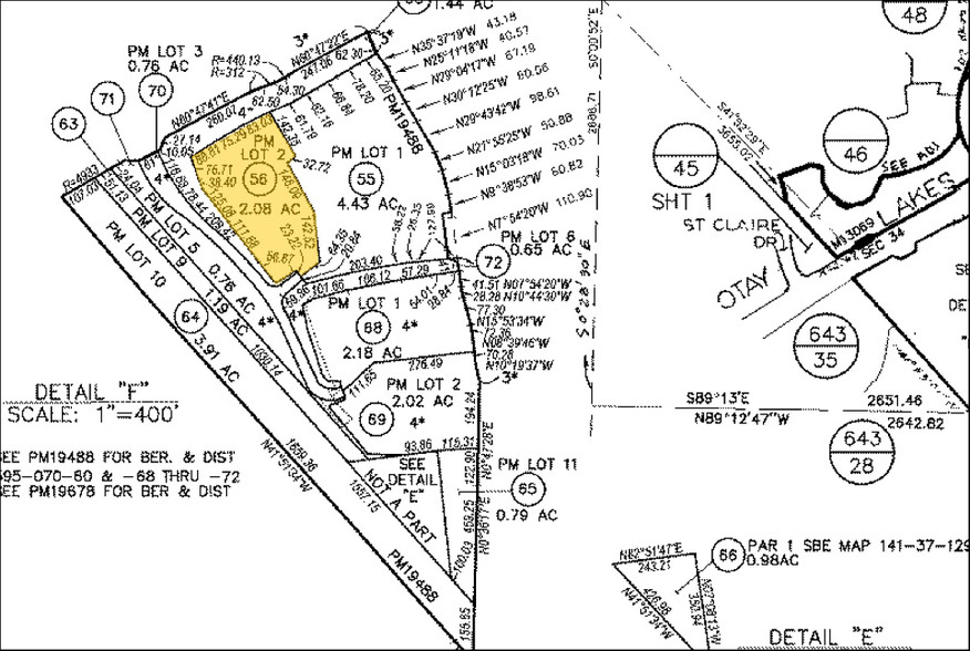 2060 Otay Lakes Rd, Chula Vista, CA for rent - Plat Map - Image 2 of 9