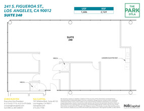 261 S Figueroa St, Los Angeles, CA for rent Floor Plan- Image 1 of 1