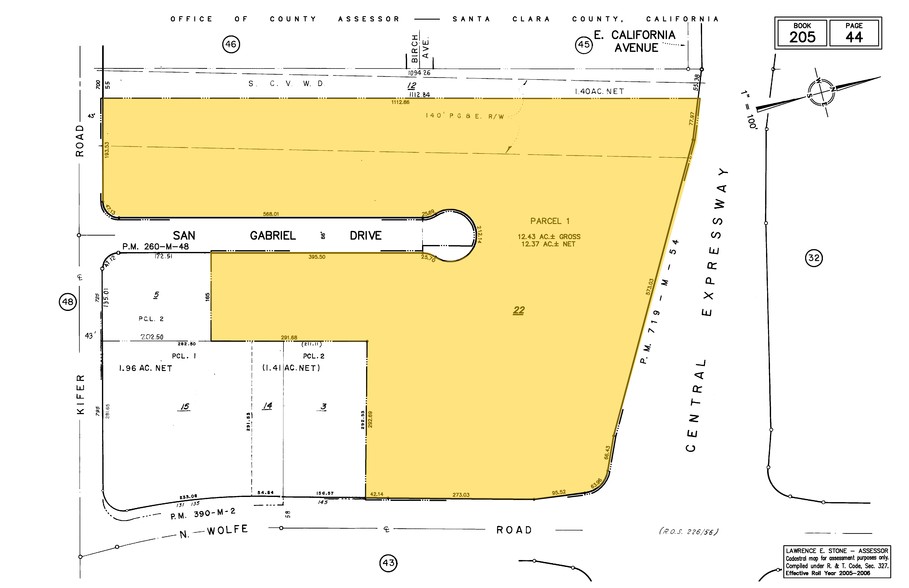 185 N Wolfe Rd, Sunnyvale, CA for rent - Plat Map - Image 3 of 33