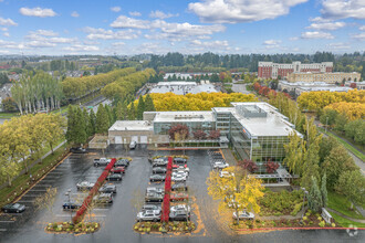 9620 NE Tanasbourne Dr, Hillsboro, OR - aerial  map view