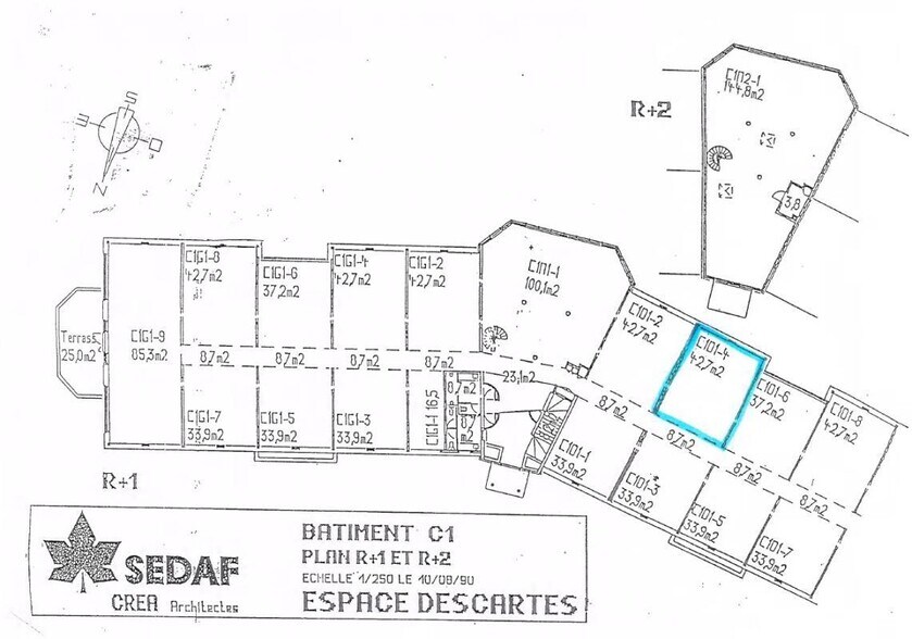 Rue Albert Einstein, Champs-sur-Marne to rent - Floor Plan - Image 2 of 5