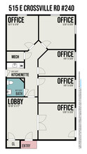 515 Crossville Rd, Roswell, GA for rent Floor Plan- Image 1 of 2