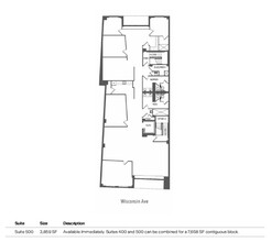 7514 Wisconsin Ave, Bethesda, MD for rent Floor Plan- Image 1 of 1