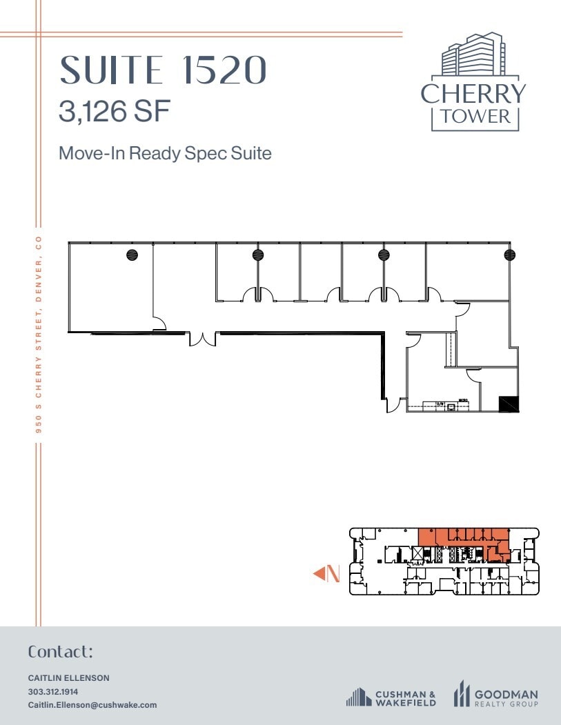 950 S Cherry St, Denver, CO to rent Floor Plan- Image 1 of 1