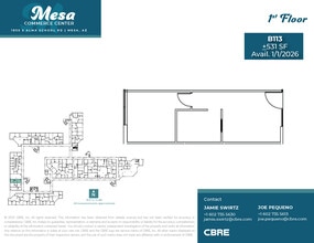 1930 S Alma School Rd, Mesa, AZ to rent Floor Plan- Image 1 of 2