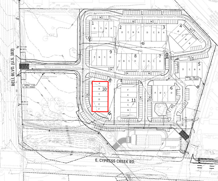 720 S Bell Blvd, Cedar Park, TX for rent - Site Plan - Image 2 of 7