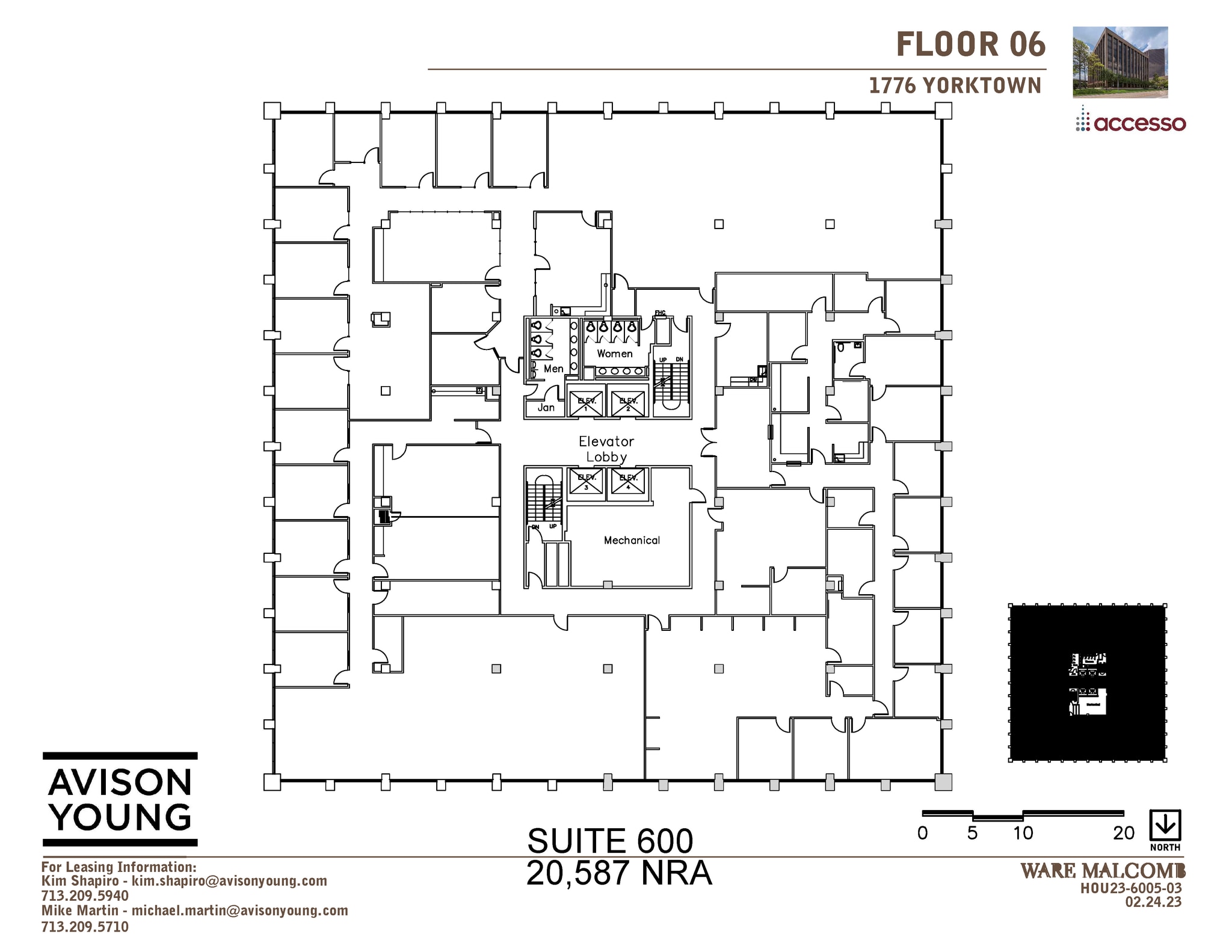 1776 Yorktown St, Houston, TX to rent Floor Plan- Image 1 of 4