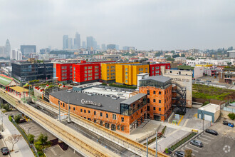 1231 N Spring St, Los Angeles, CA - aerial  map view