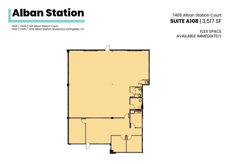 7426-7432 Alban Station Blvd, Springfield, VA to rent Floor Plan- Image 1 of 1